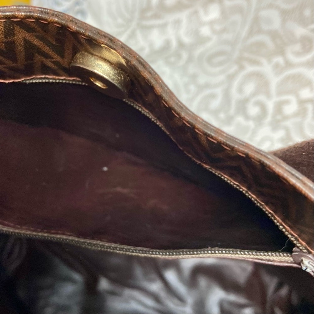 Vintage, Mario Valentino Brown Large Tote 14inx14inx4in