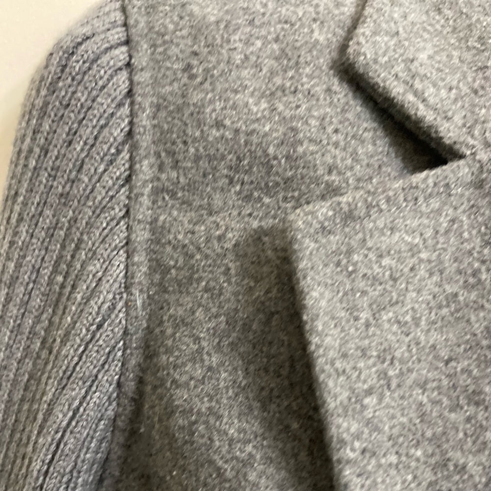 Cabi, Gray Wool- Knitted Sweater Cardigan (M)