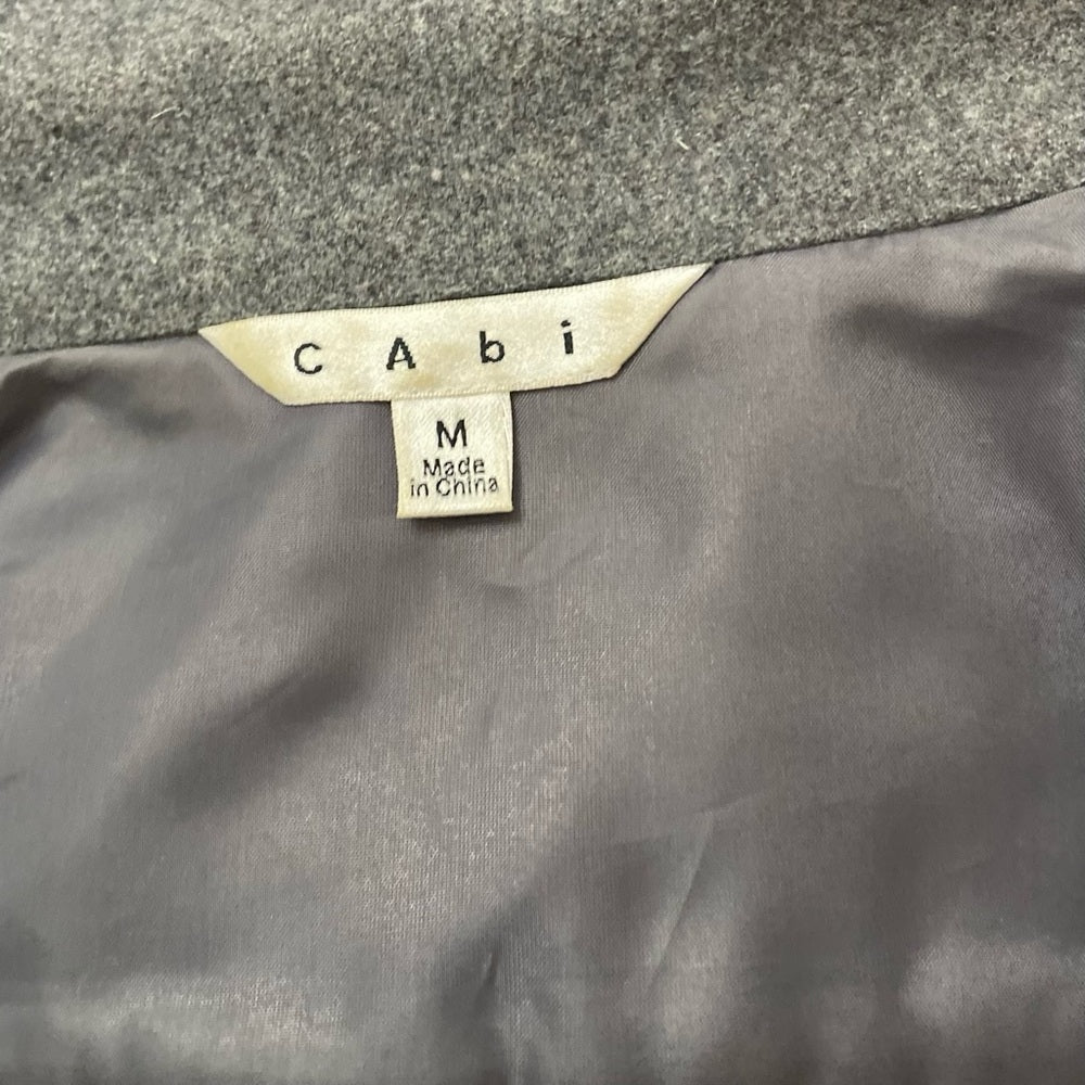 Cabi, Gray Wool- Knitted Sweater Cardigan (M)