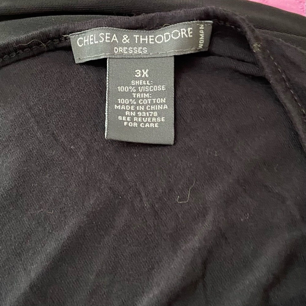 Chelsea & Theodore Black Dress ( 3X)