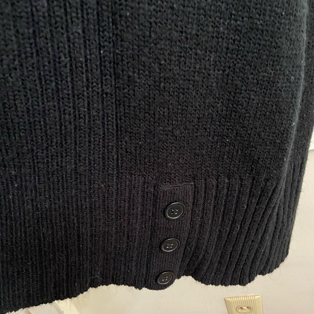 Dots Black Sweater Dress ( Size 2X)