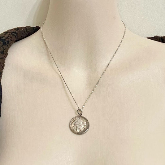 1935 Indian Buffalo Nickel Pendant Necklace (B)