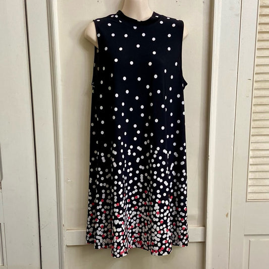 Tiana B Polka Dot Lined Dress Size PL