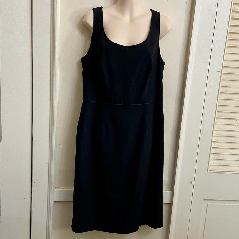 Ann Taylor Black Lined Dress Size 10