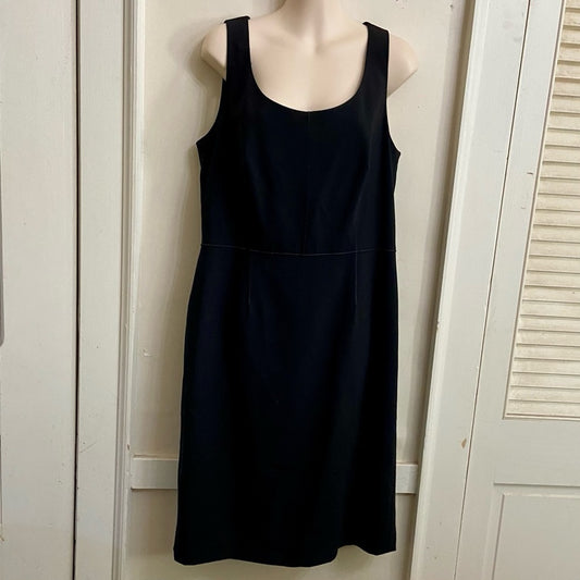 Ann Taylor Black Lined Dress Size 10