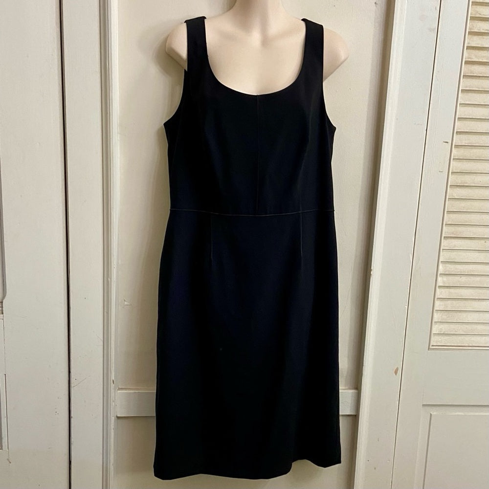 Ann Taylor Black Lined Dress Size 10