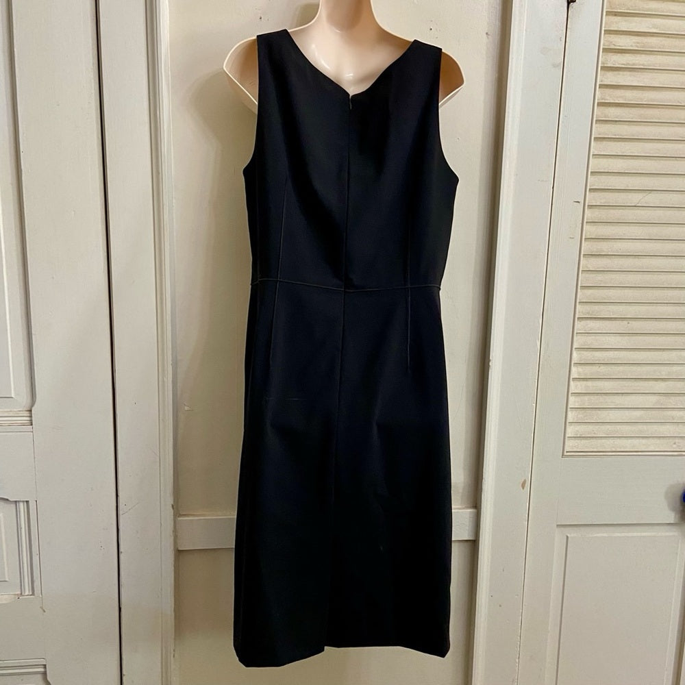Ann Taylor Black Lined Dress Size 10