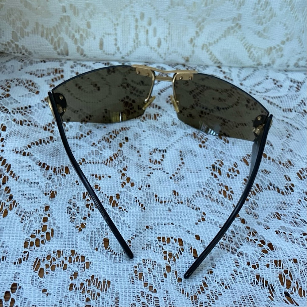 Celine, Triomphe, Wrap Around Brown Sunglasses SC003 COLS28Y Italy