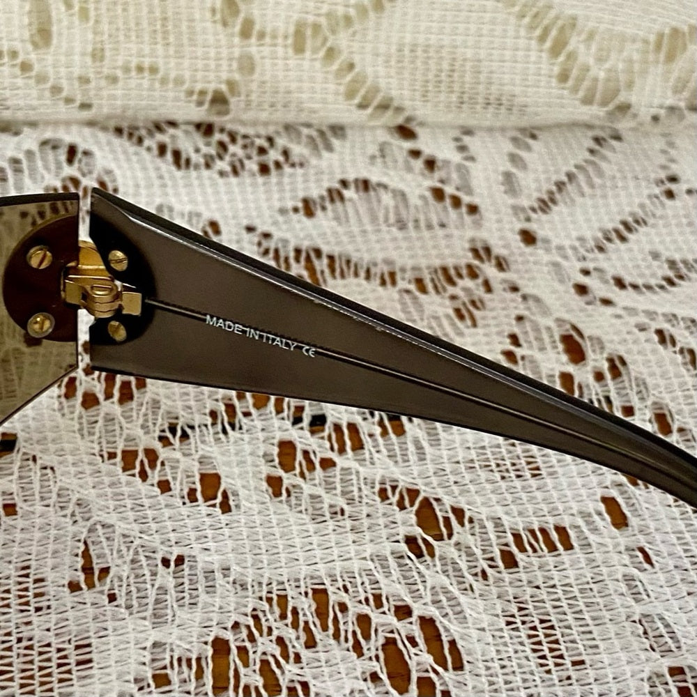 Celine, Triomphe, Wrap Around Brown Sunglasses SC003 COLS28Y Italy