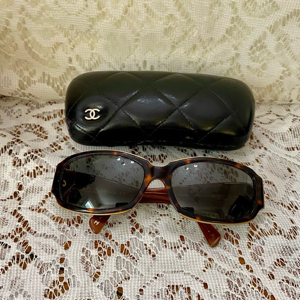 Chanel 5144 Brown Tortoise Sunglasses