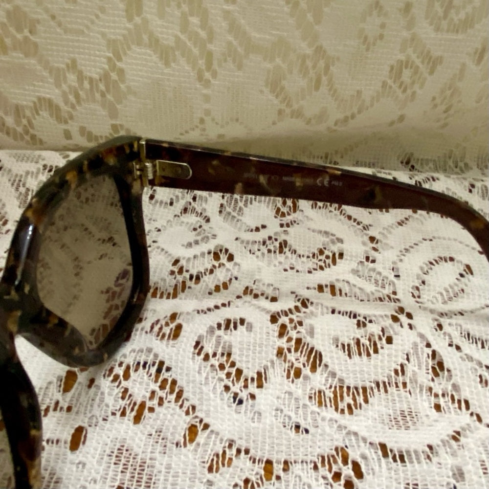 Jimmy Choo, Italy Brown Tortoise -Pearlized Sunglasses