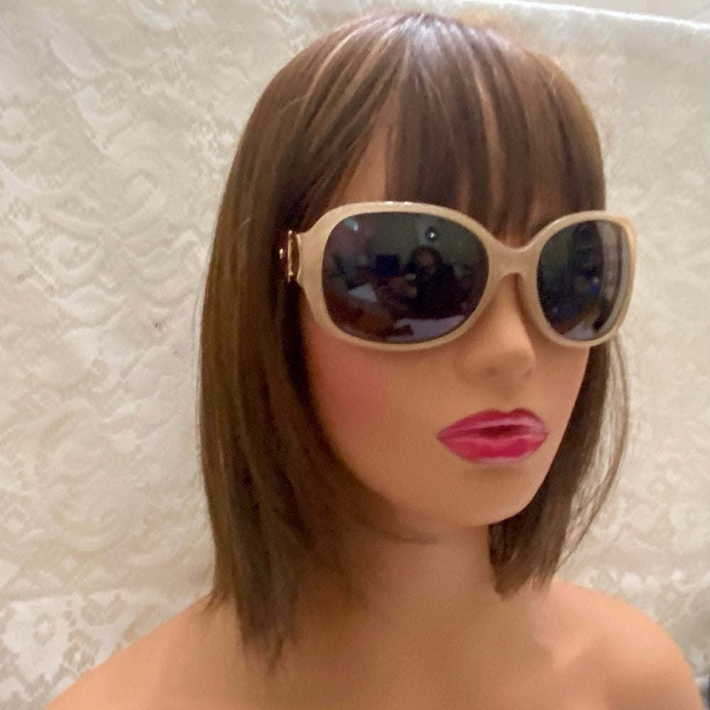Vintage Oscar dela Renta  Orange-Tan Reptile Sunglasses Mod 1247P 615