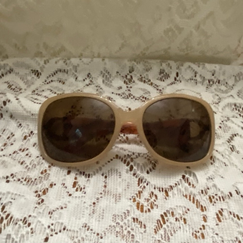 Vintage Oscar dela Renta  Orange-Tan Reptile Sunglasses Mod 1247P 615