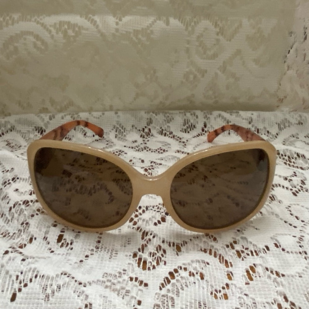 Vintage Oscar dela Renta  Orange-Tan Reptile Sunglasses Mod 1247P 615
