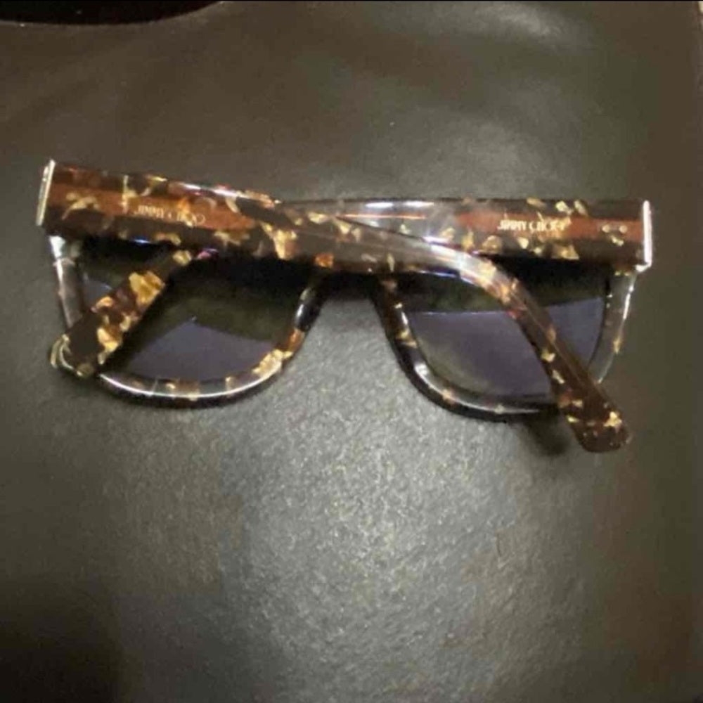 Jimmy Choo, Italy Brown Tortoise -Pearlized Sunglasses