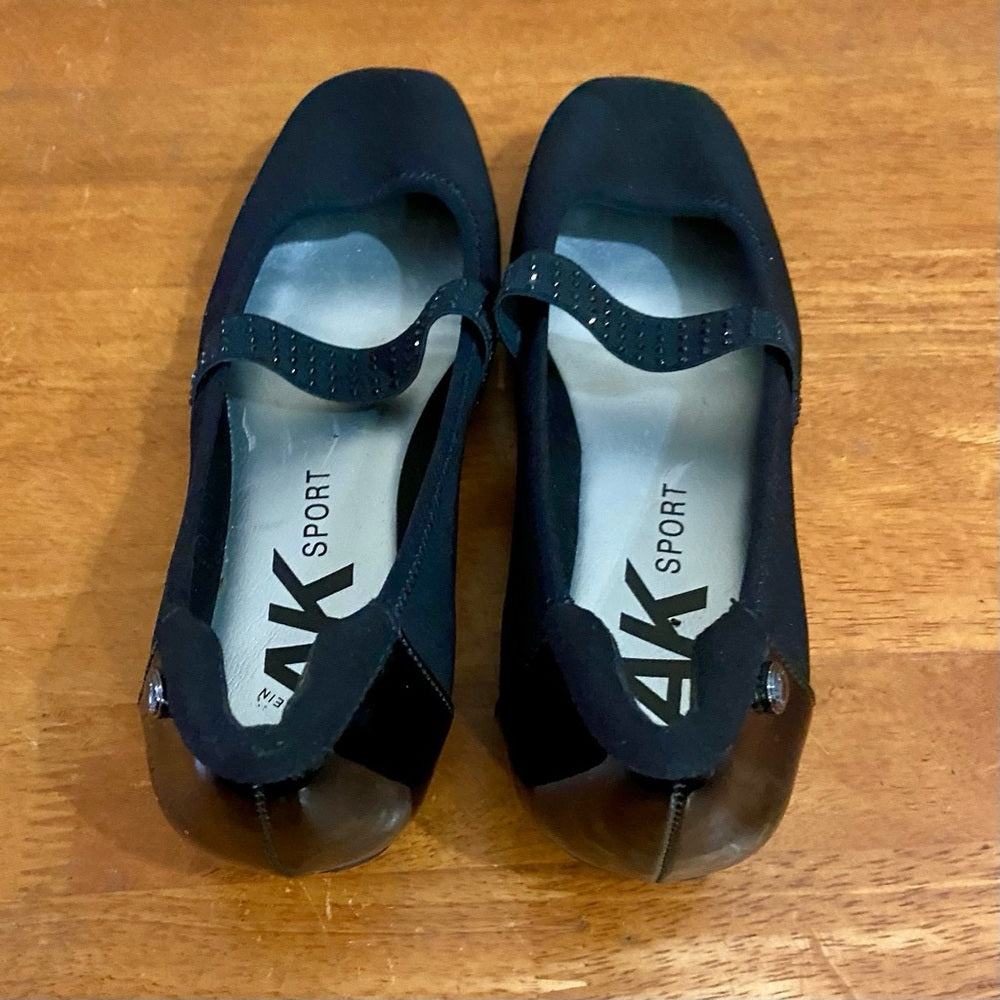 Anne Klein Sport- Mary Jane Black Slip-on or Loafer-Size 8