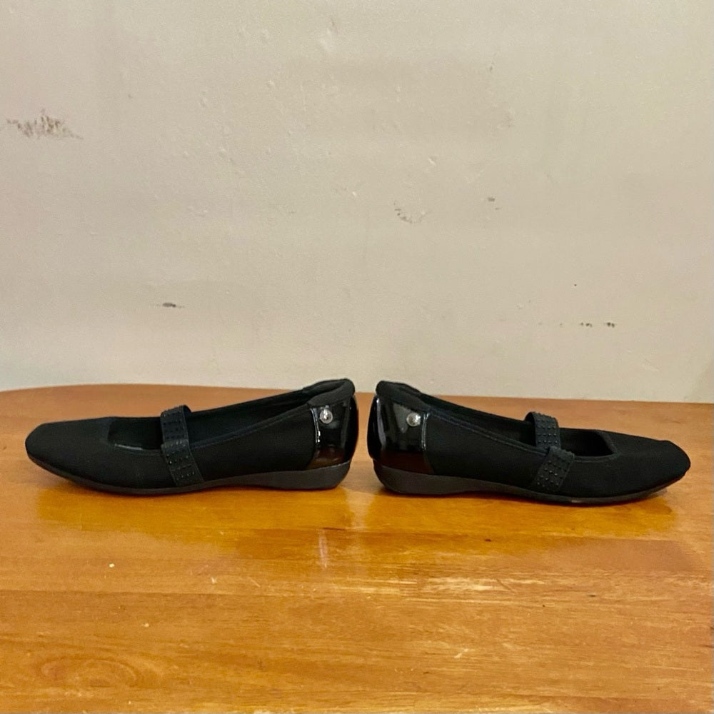 Anne Klein Sport- Mary Jane Black Slip-on or Loafer-Size 8