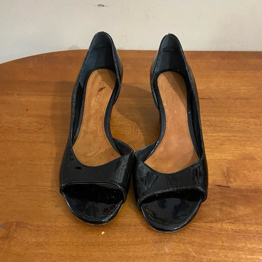 Aerosoles Black Patent Leather High Heel Shoes Size 8B