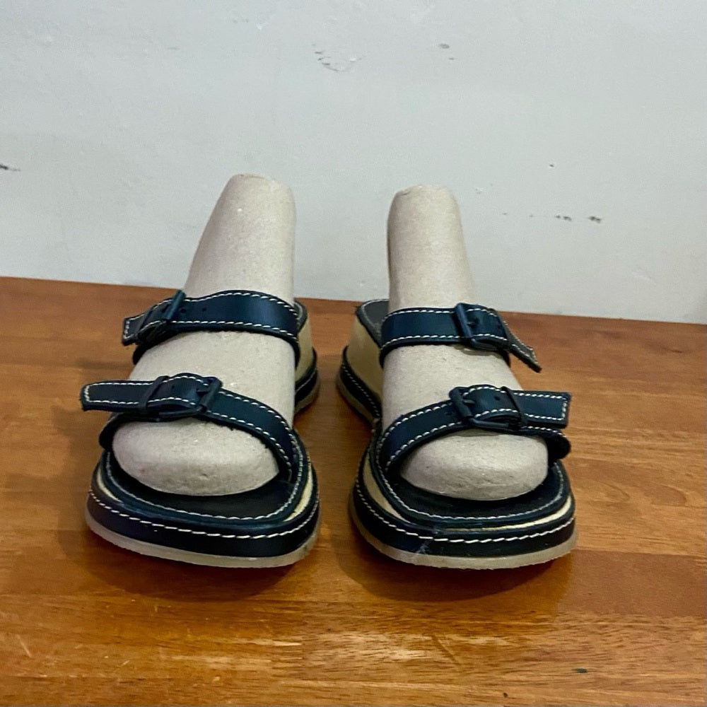 American Eagle Heavy Wedge Rubber  Sandals Size 9