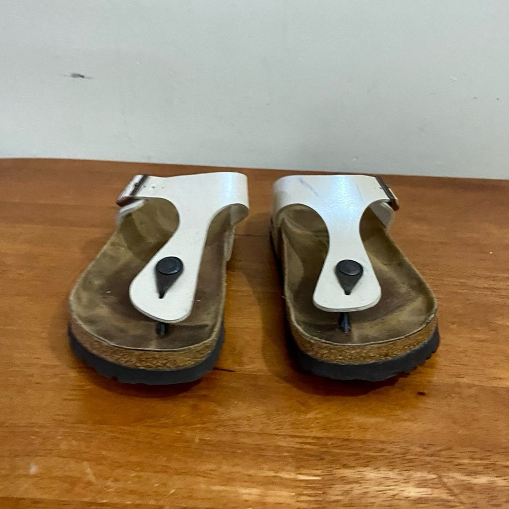 Birkenstock I Beige Flip Flop Sandals Size 37