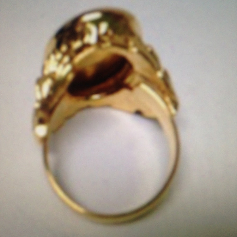 Vintage, Rare, Stamped Hobe Adjustable Ring
