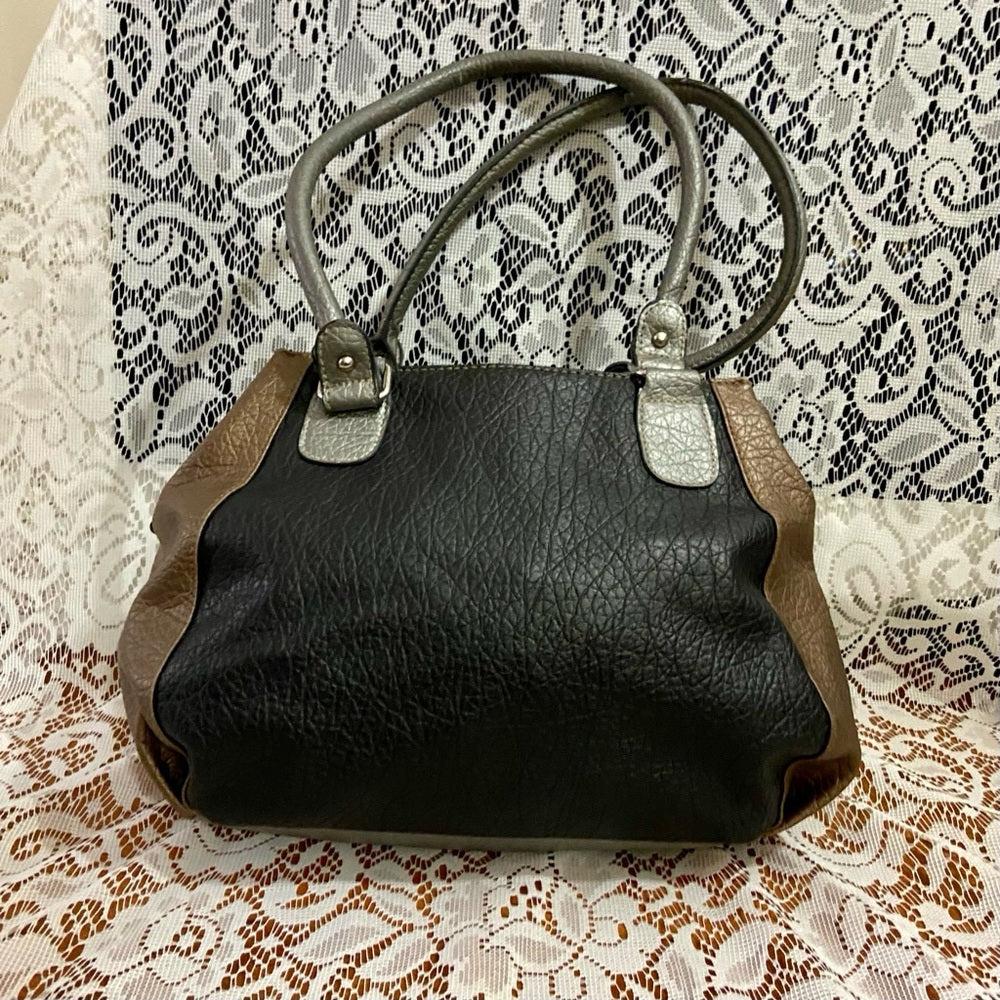 Rossetti Tri-color 2-Way Handbag Shoulder Bag 9in x 8.5in x 4in