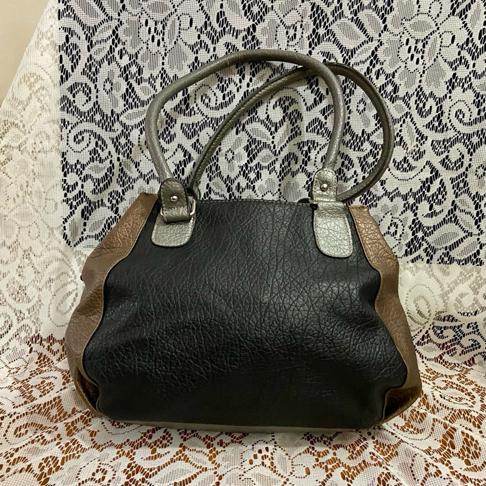 Rossetti Tri-color 2-Way Handbag Shoulder Bag 9in x 8.5in x 4in