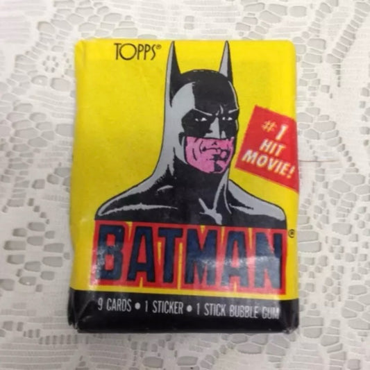 Vintage 1980s DC Comics 1pack- 10 Cards Batman -Joker Cards