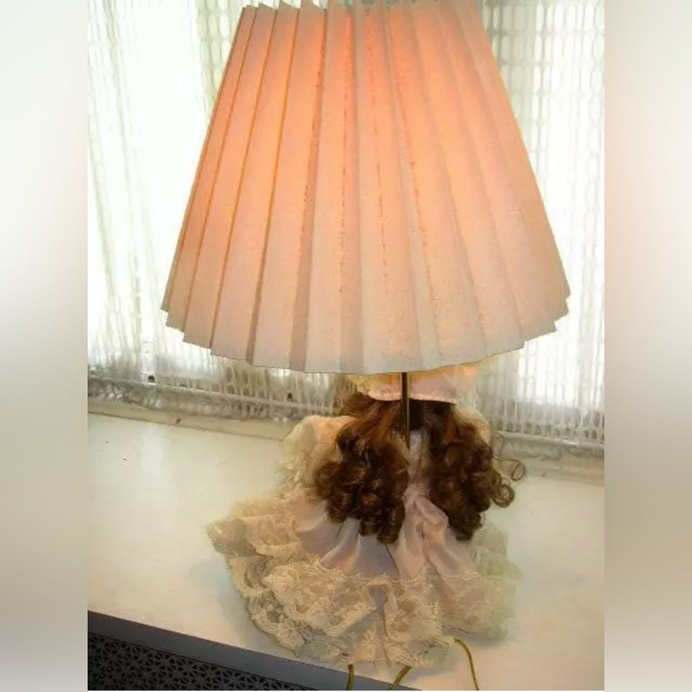 Vintage, Beautiful, Doll Electric Table Lamp