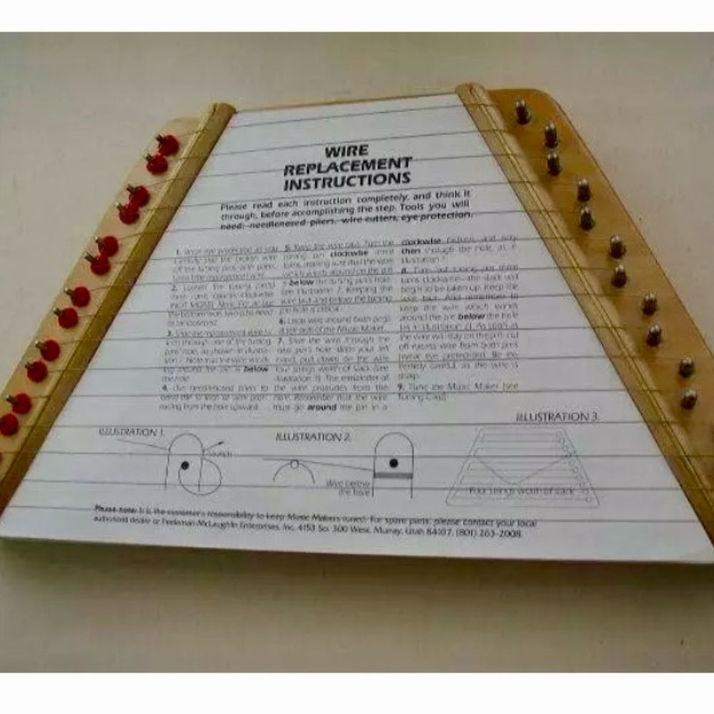 Vintage, Nepeneroyka Lap Harp in Orig. Box with 12 Songs or 6 Music Sheets