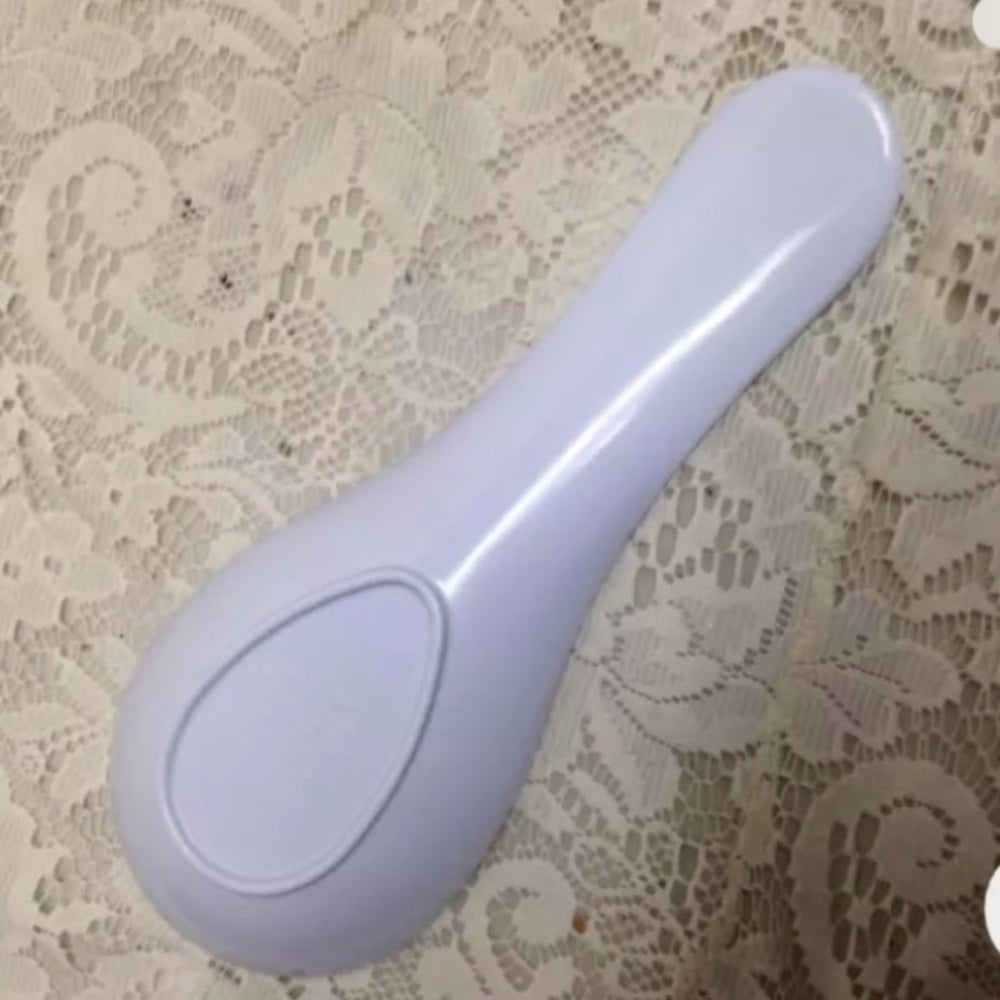 Blue Willow Melamine Plastic Spoon Rest  9.5in L x 3.5in W