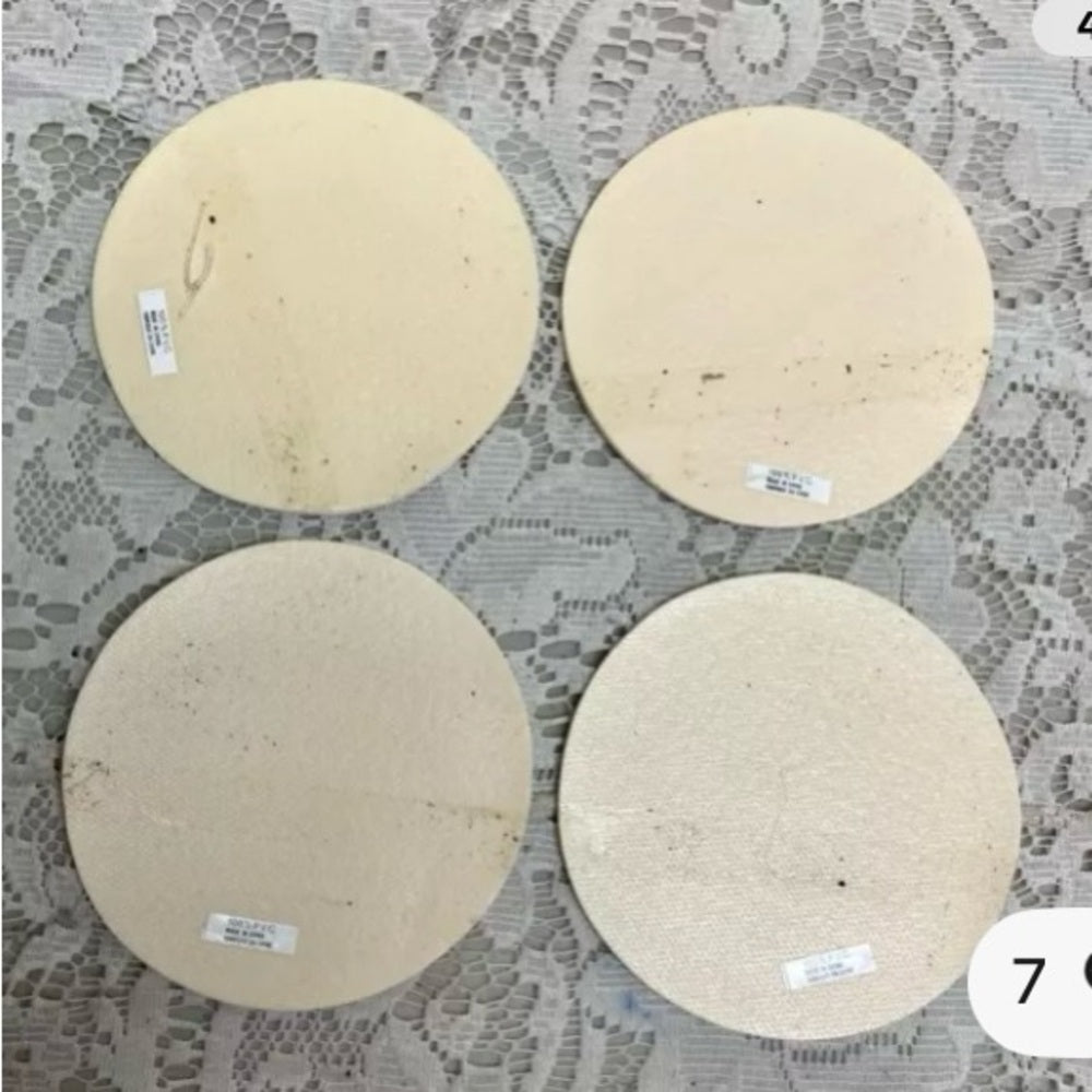 Vintage, 4pc Blue Willow Coaster Set for 4