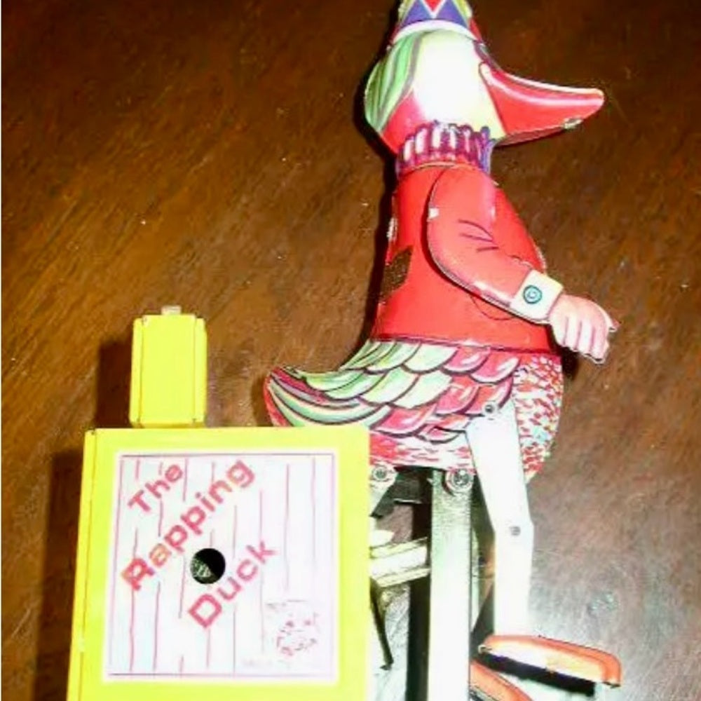 Wind up Rapping Duck JMT 56 Collector Series in Orig. Box