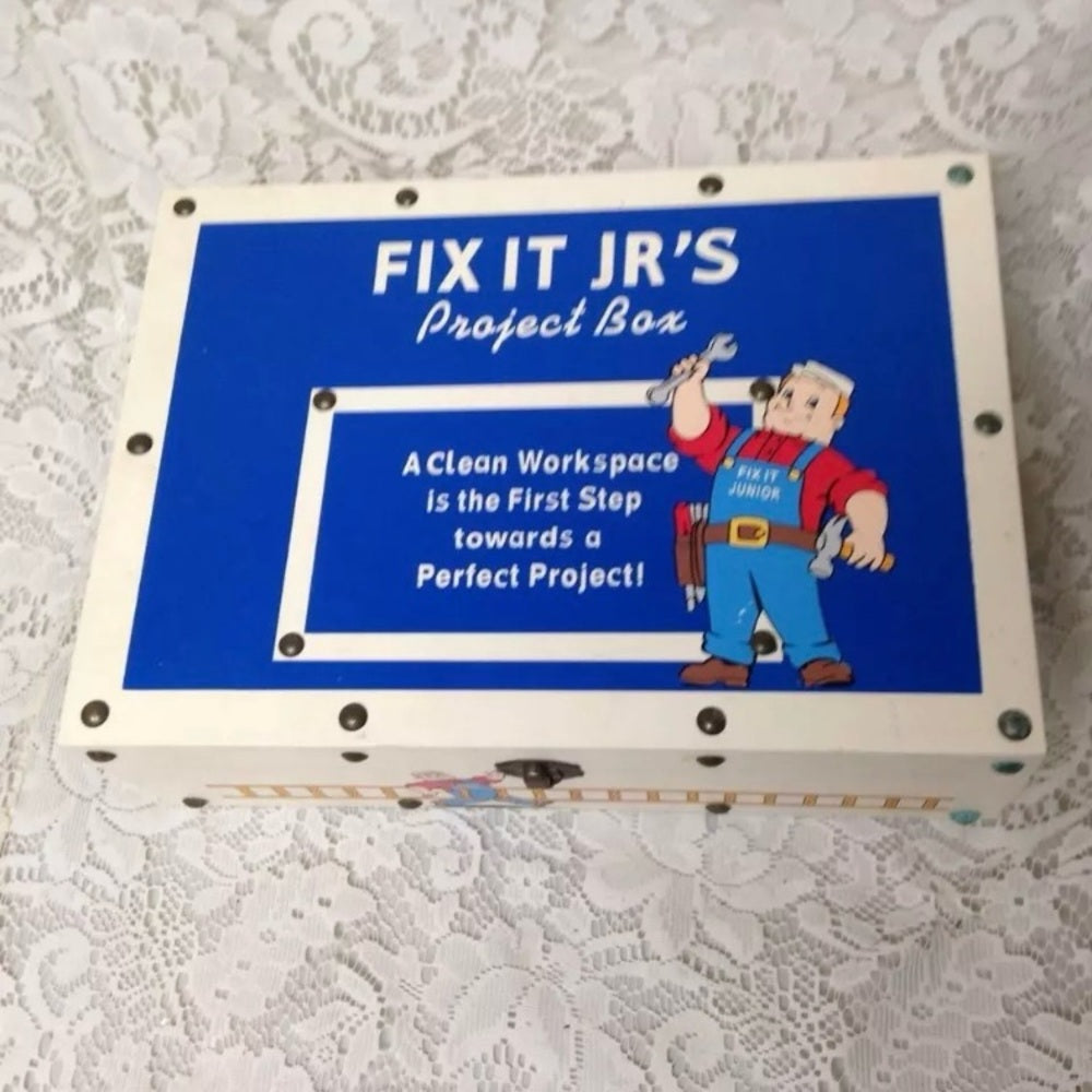 Fix It Jrs. Project Tool Box with Tools 12in x 8.5in x 3.75in