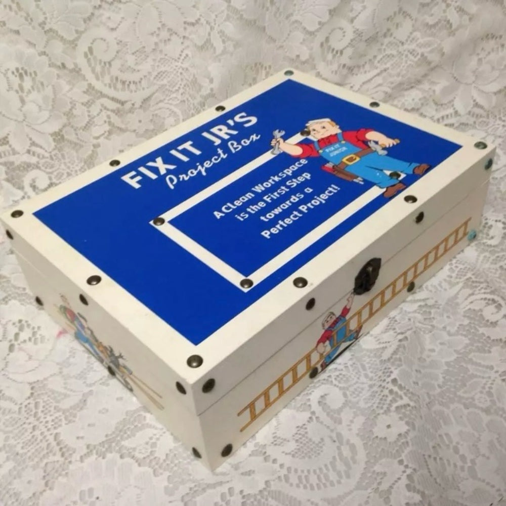 Fix It Jrs. Project Tool Box with Tools 12in x 8.5in x 3.75in