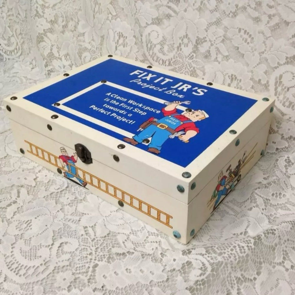 Fix It Jrs. Project Tool Box with Tools 12in x 8.5in x 3.75in