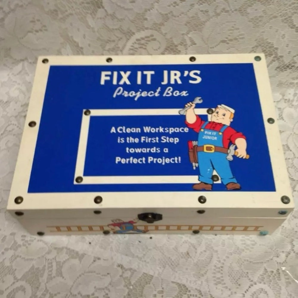 Fix It Jrs. Project Tool Box with Tools 12in x 8.5in x 3.75in