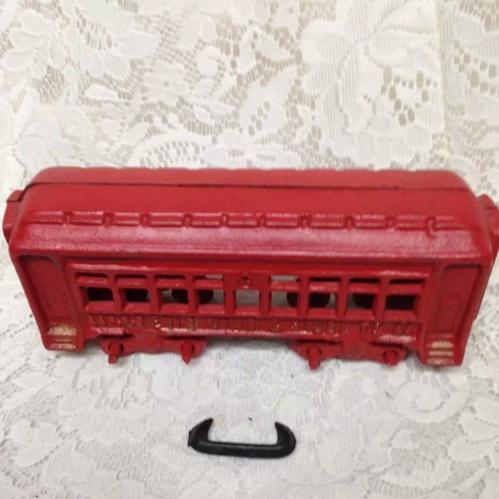 Vintage, RR 44, St. Louis-Ohio River 4 piece Cast Iron 38in Toy Train