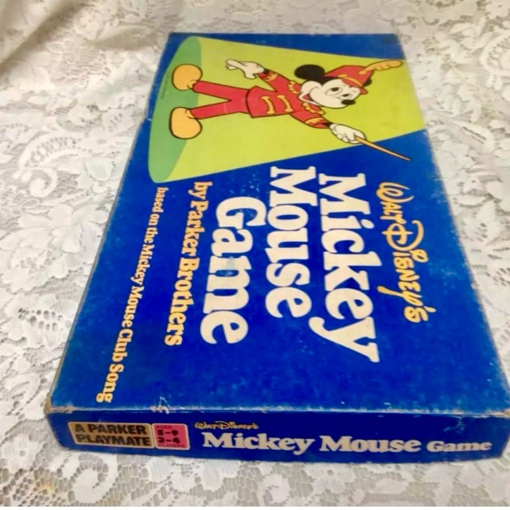 Vintage, 1976 - Walt Disney Production-Parker Bros, Mickey Mouse Board Game
