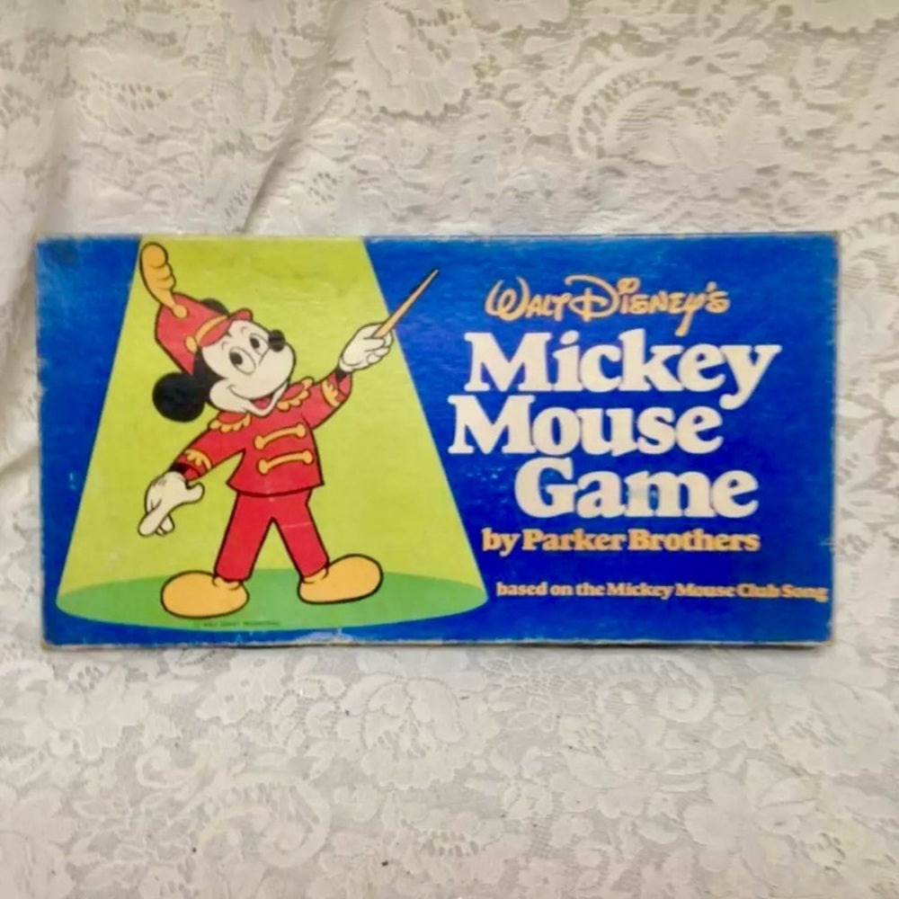 Vintage, 1976 - Walt Disney Production-Parker Bros, Mickey Mouse Board Game