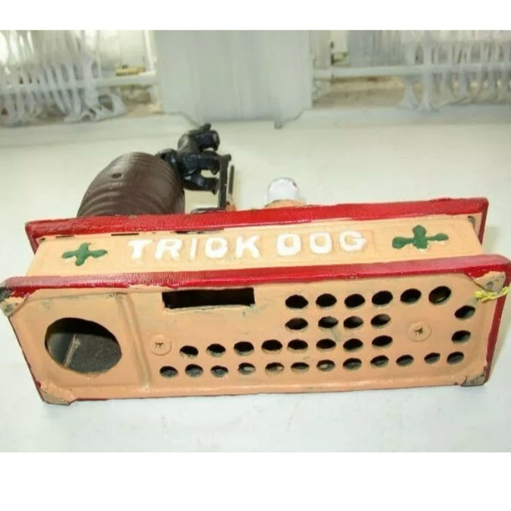 Wonderful, Trick Dog Cast Iron Mechanical Bank