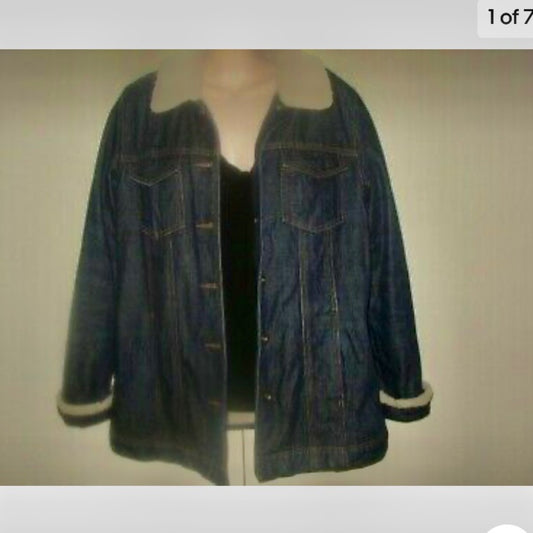 Fabulous, Gap Denim-Fleece Jacket    (M-L)