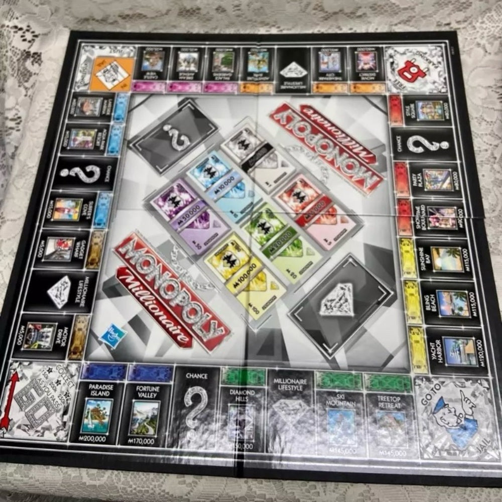 Vintage, Complete Monopoly Millionaire  Board Game - 12in Sq