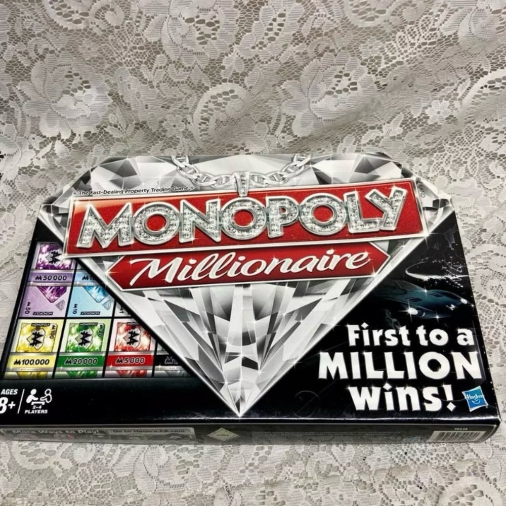 Vintage, Complete Monopoly Millionaire  Board Game - 12in Sq