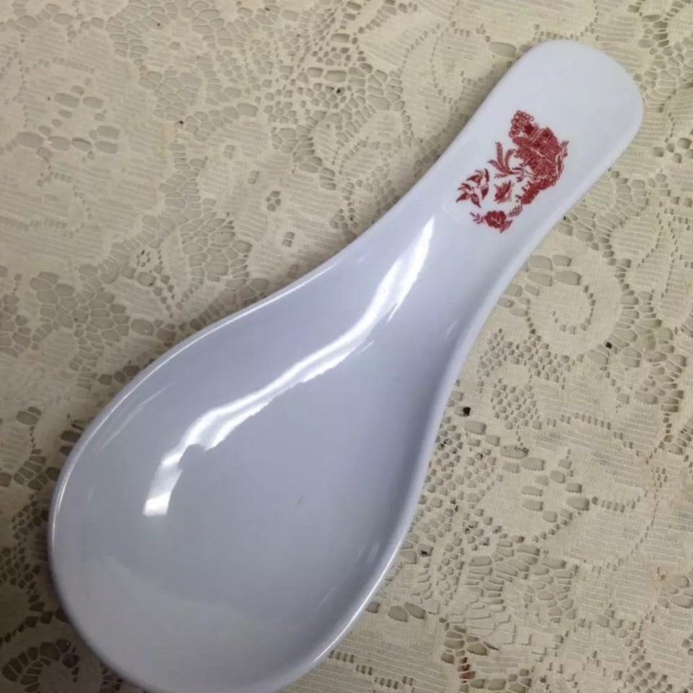 Red Willow Melamine Plastic Spoon Rest  9.5in L x 3.5in W