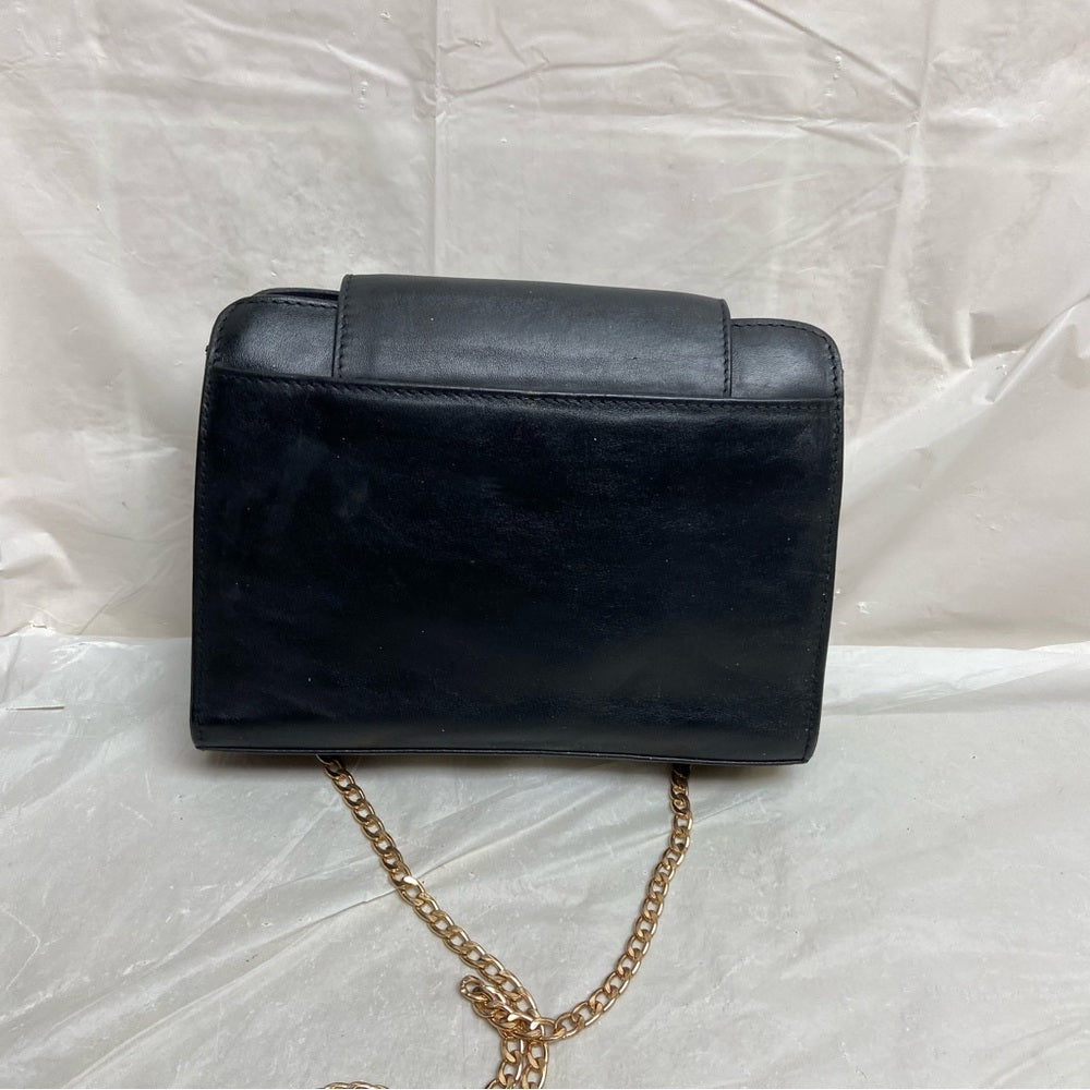 Paloma Picasso- Tiffany’s Designer, Italy Black Leather-Shoulder- Crossb…