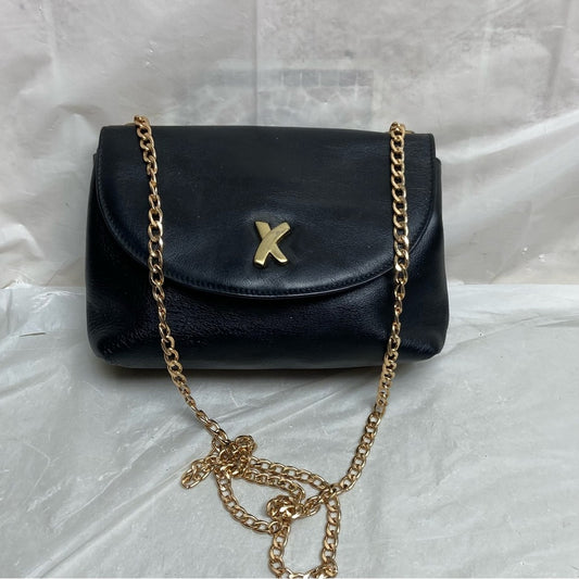 Paloma Picasso- Tiffany’s Designer, Italy Black Leather-Shoulder- Crossbo…