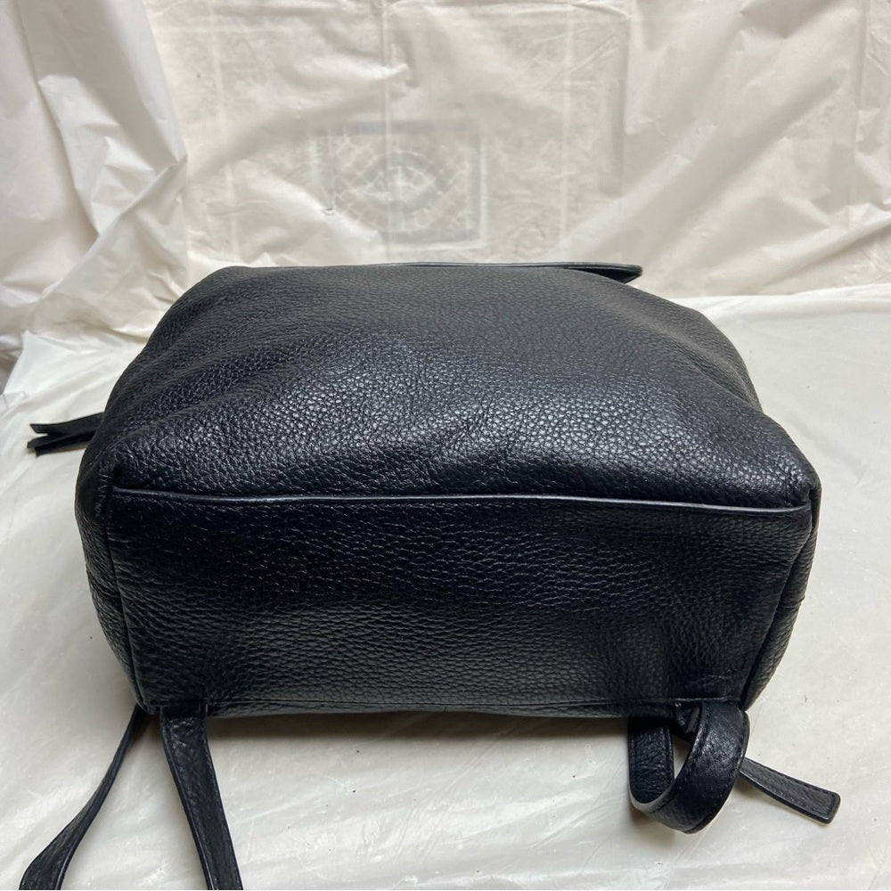 Kate Spade Black Leather Backpack 13in x 10in x 5in