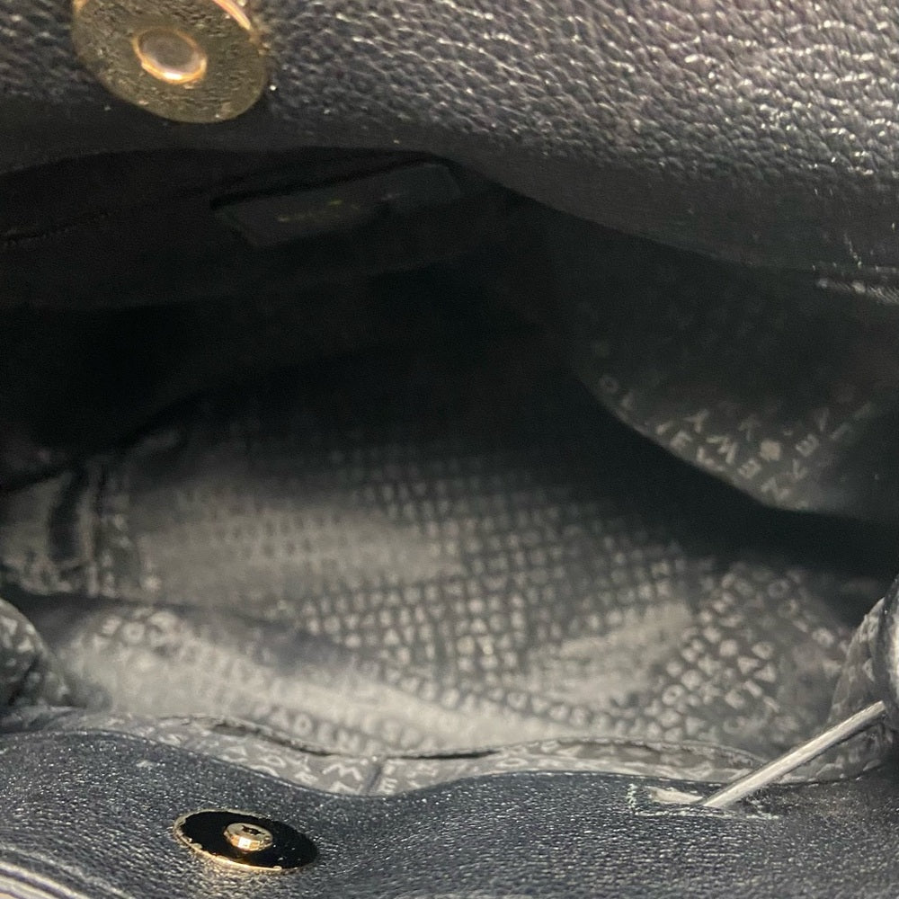 Kate Spade Black Leather Backpack 13in x 10in x 5in