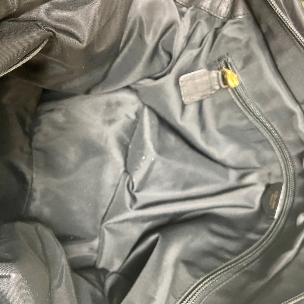Celine, Rare, Large, Nylon-Leather Trim Handbag